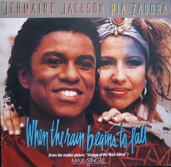 JERMAINE JACKSON + PIA ZADORA - WHEN THE RAIN BEGINS TO FALL